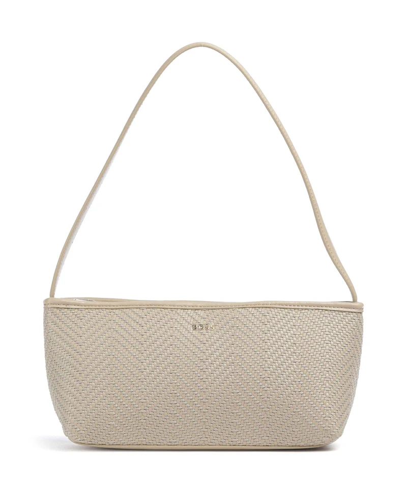 BOSS Sandy Axelremsväska light beige