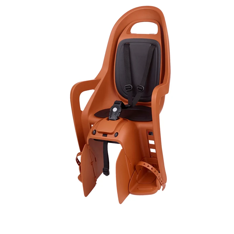 POLISPORT Groovy Maxi CFS Rear Child Bike Seat Carrier Mounting - Caramel Brown/Black 8406100017