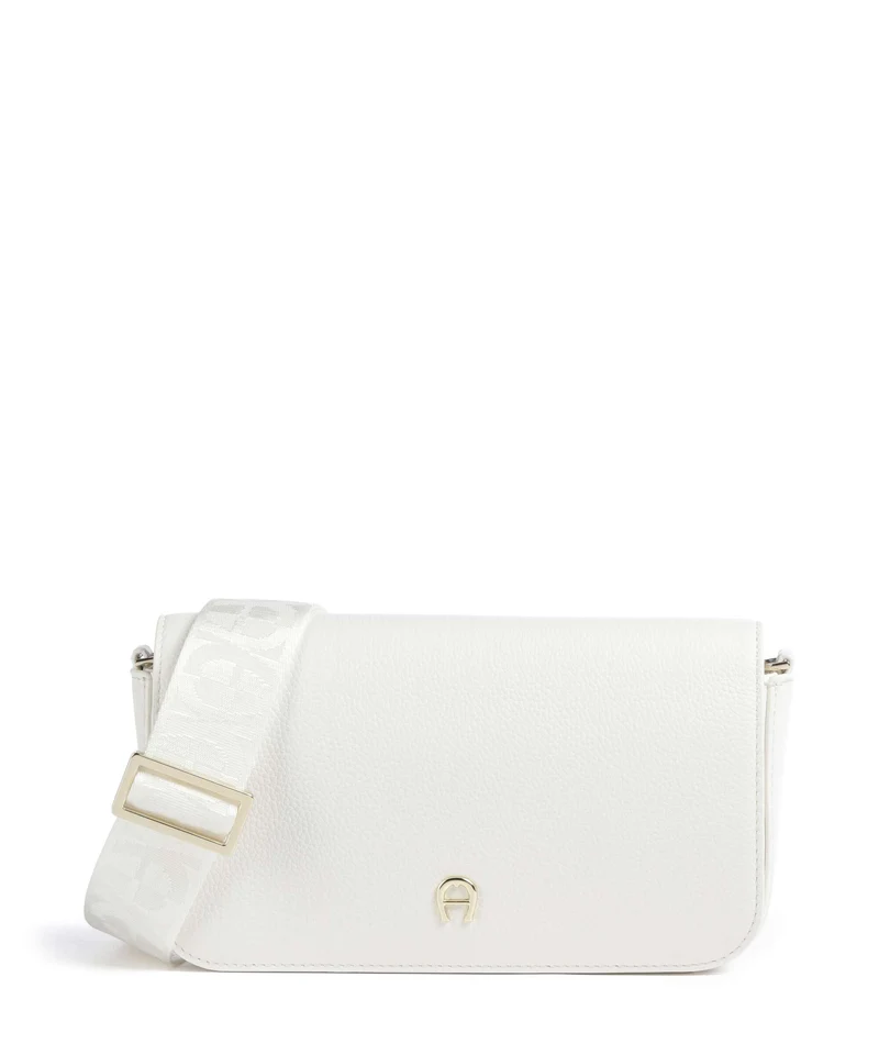 Aigner Zita S Crossover väska cotton white