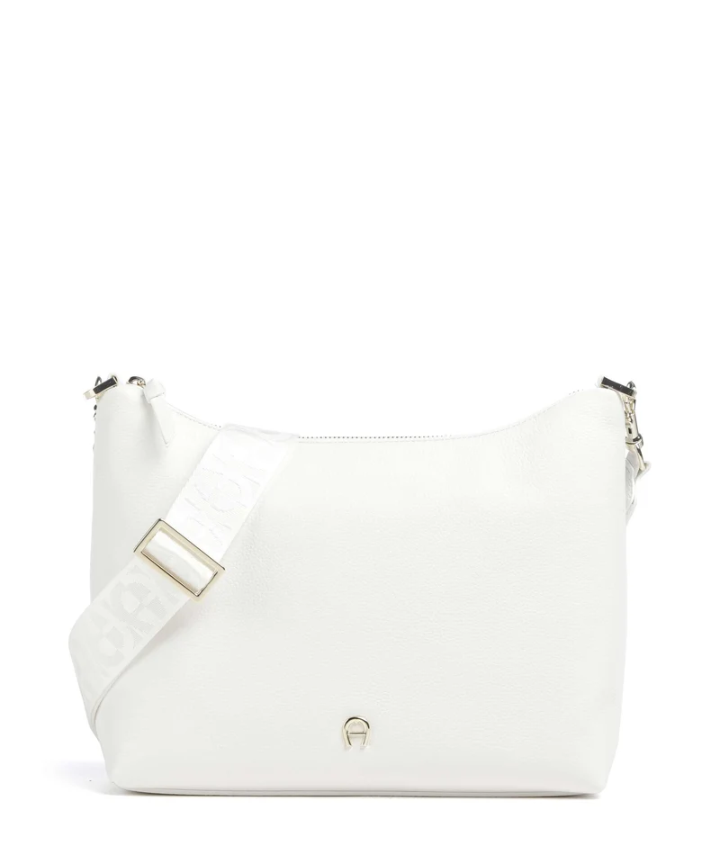 Aigner Zita S Crossover väska cotton white