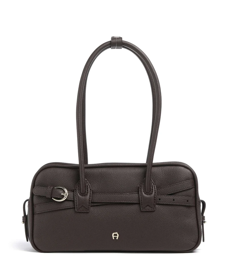 Aigner Whip S Axelremsväska soil brown