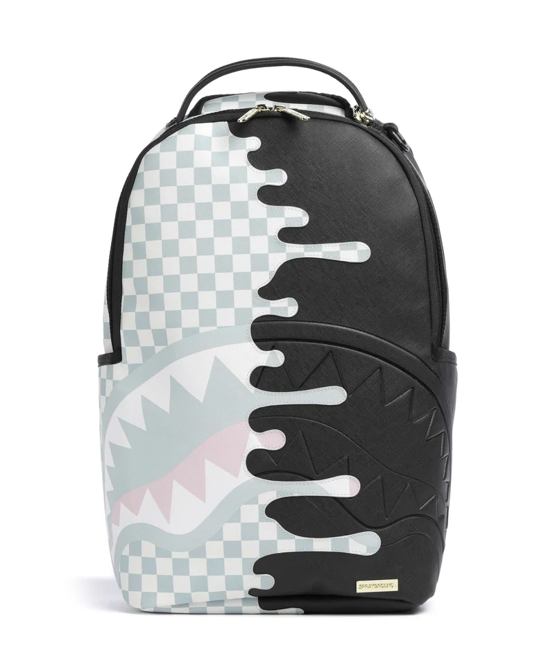Sprayground Cream Check Side Drip Ryggsäck multicolour