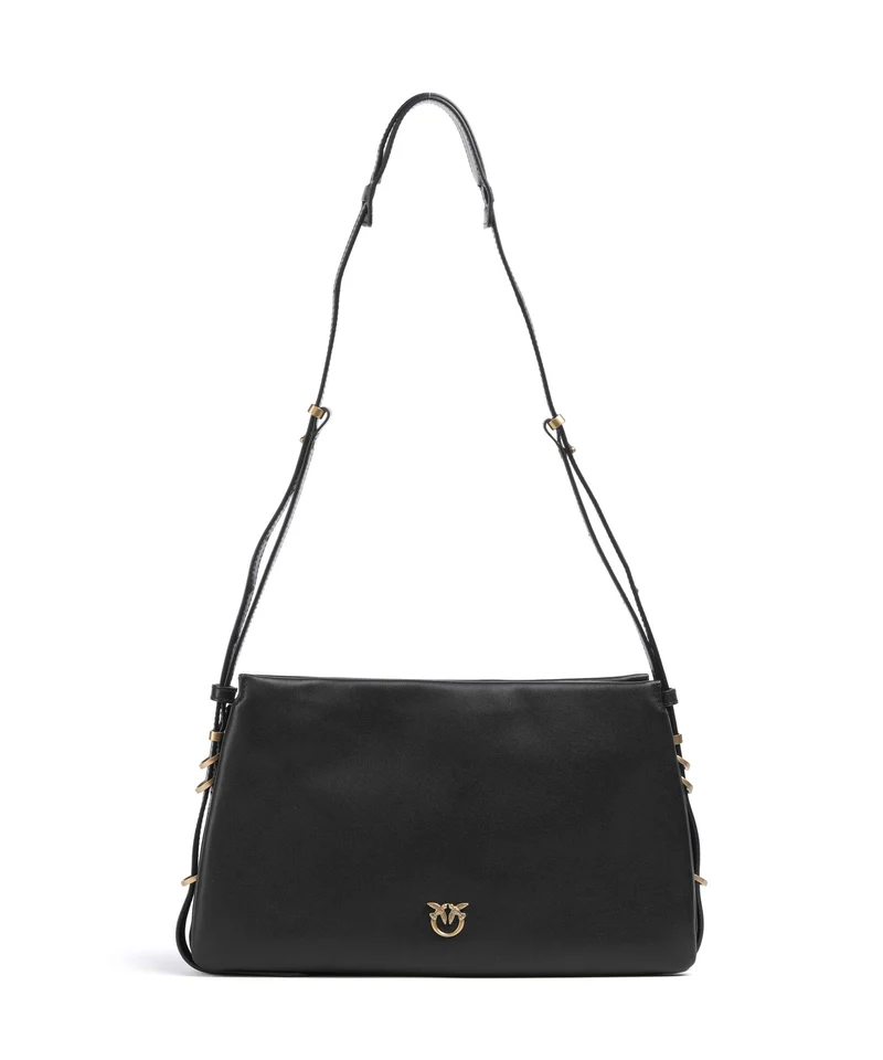 Pinko Triplet Axelremsväska nero/antique gold