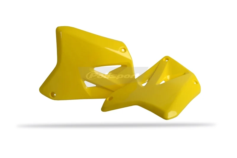 POLISPORT Radiator Covers Yellow Kawasaki KX85/KX100 8423000001