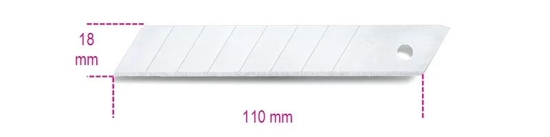 BETA Snap Off 10 Spare 18mm Blade Case for 1771BM 017710010