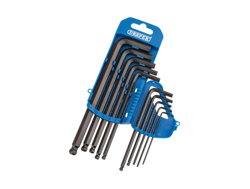 DRAPER Set of 10 long hexagonal spanners 33694.0