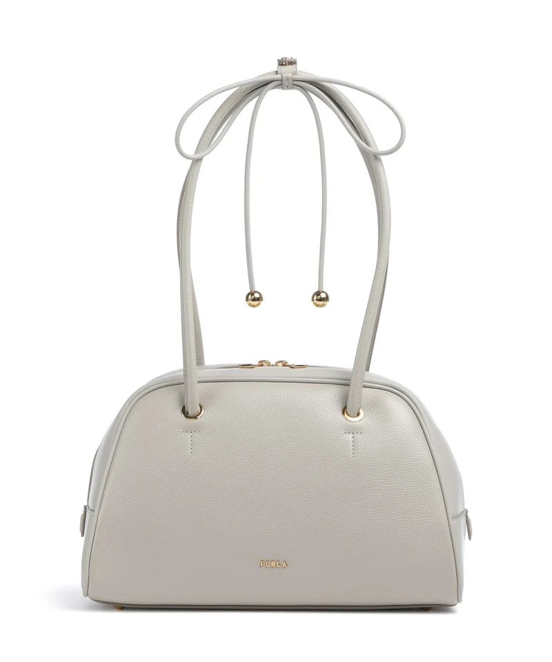 Furla Poppy M Axelremsväska stone gray
