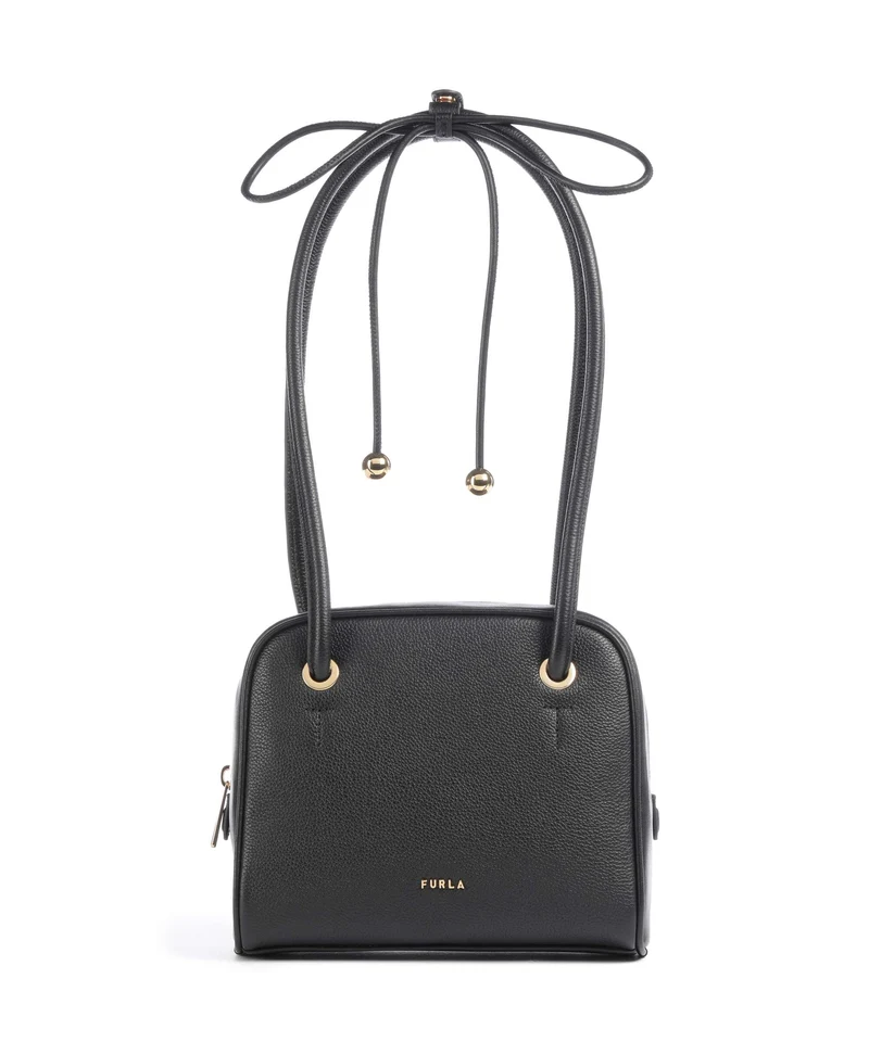 Furla Poppy S Axelremsväska nero