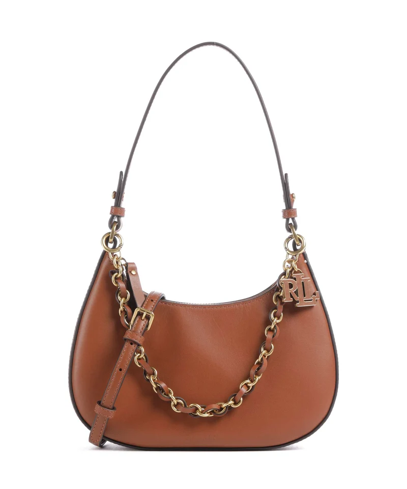 Lauren Ralph Lauren Marcy Medium Axelremsväska lauren tan