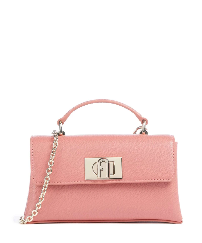 Furla 1927 Mini Crossover väska rosewood
