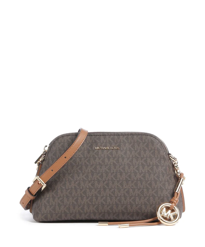 Michael Kors Freddie Small Crossover väska brown/acorn