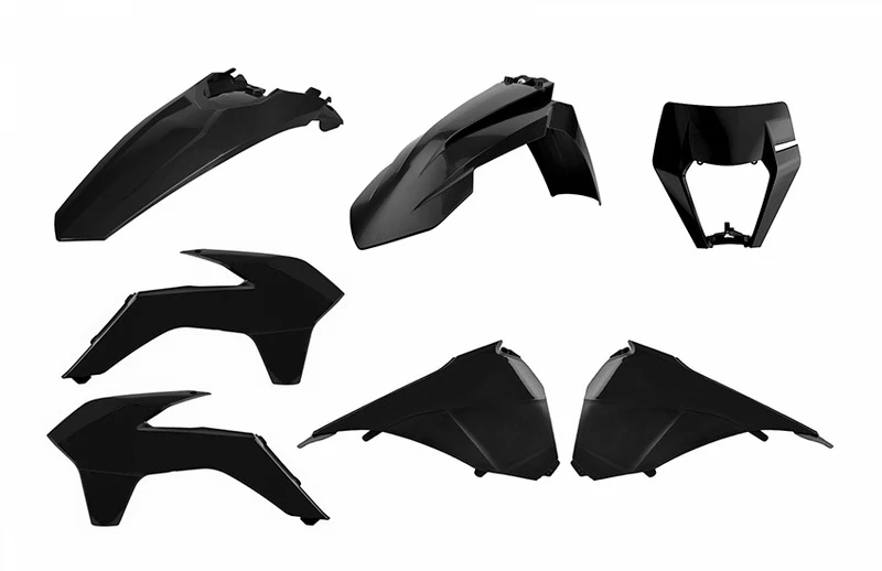 POLISPORT Enduro Restyle Plastic Kit Black KTM EXC/EXC-F 90880