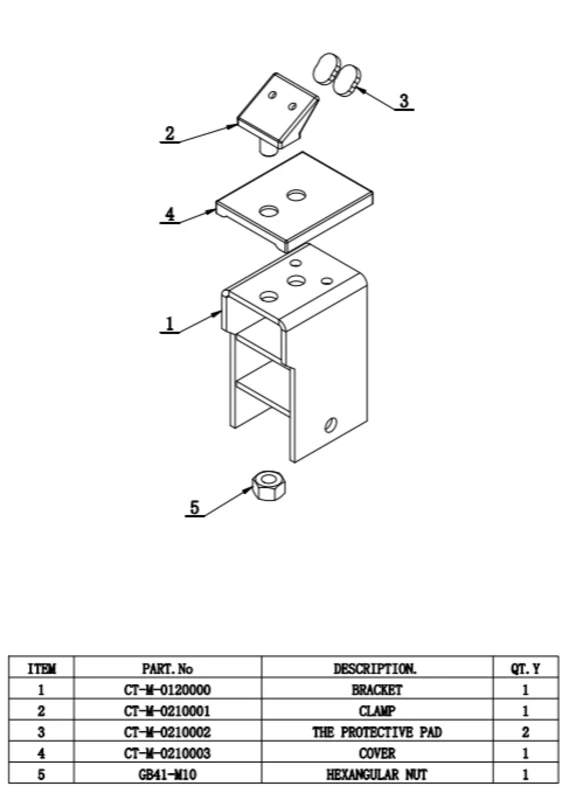 BIHR Clamp AssemblyCT-M-0210000