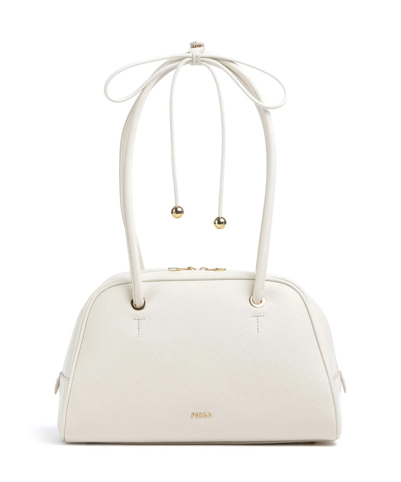 Furla Poppy M Axelremsväska panna