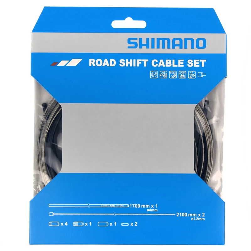 Road Shift Gear Cable Set Black