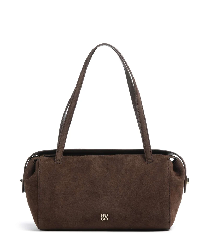 Hugo Meelo Axelremsväska darkbrown