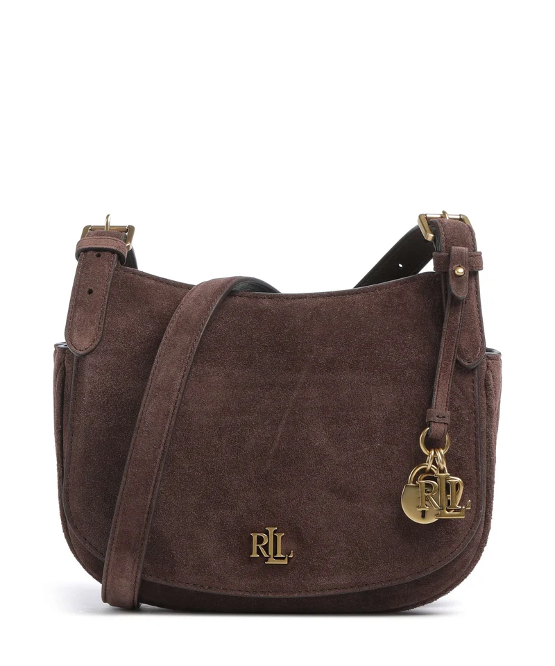 Lauren Ralph Lauren Marcy Medium Crossover väska chestnut brown