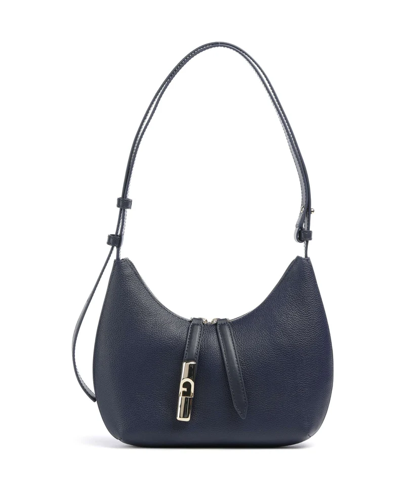Furla Goccia S Axelremsväska blu reale