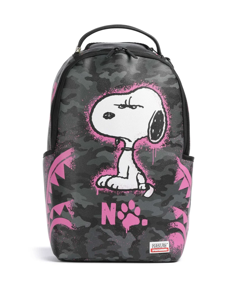 Sprayground Snoopy Pink Stencil Ryggsäck multicolour