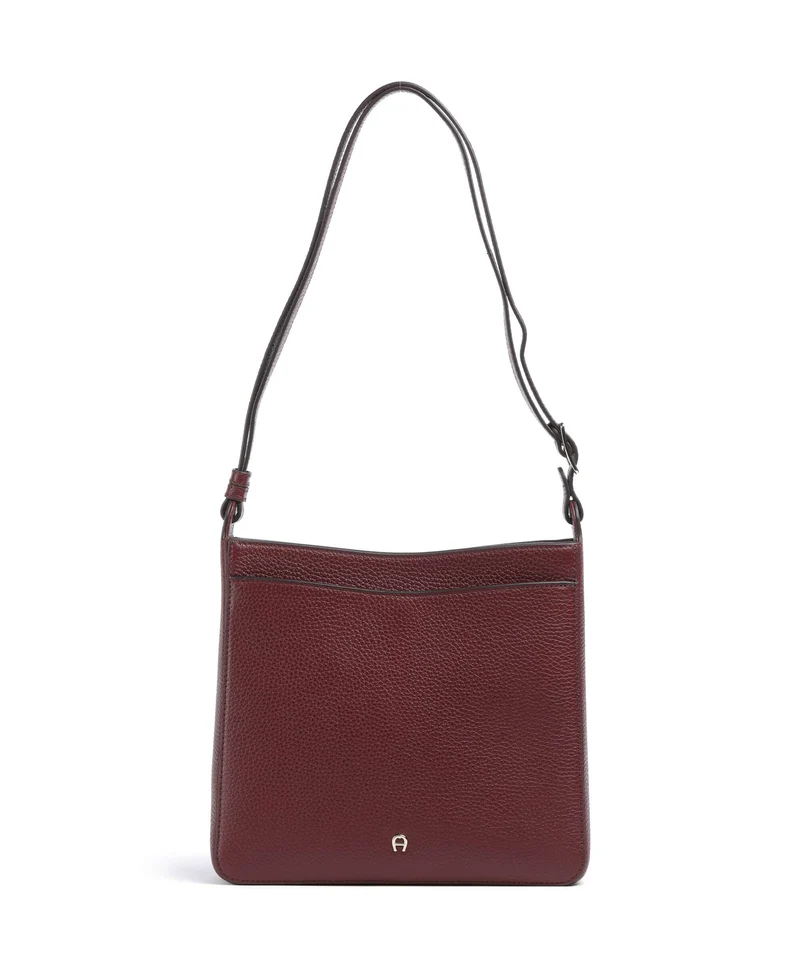 Aigner Pura M Axelremsväska burgundy