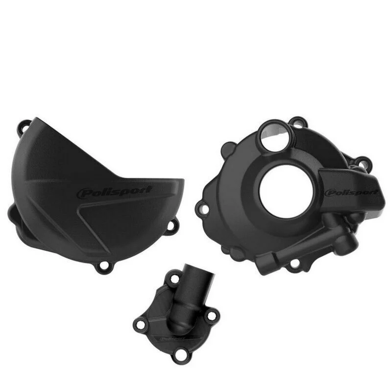 POLISPORT Clutch, Ignition And Water Pump Cover Protection Set - Honda CRF 250 R (18-22) 90957