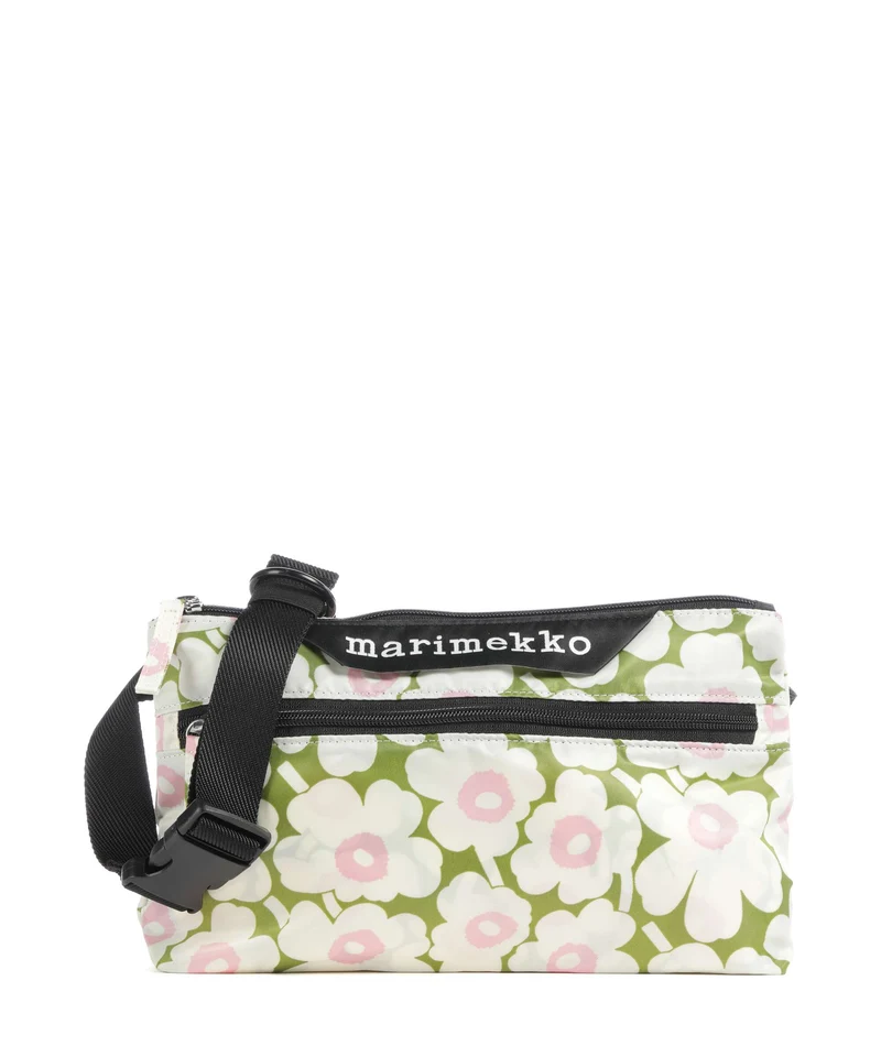 Marimekko Neat S Unikko Crossover väska light yellow/green/lt pink