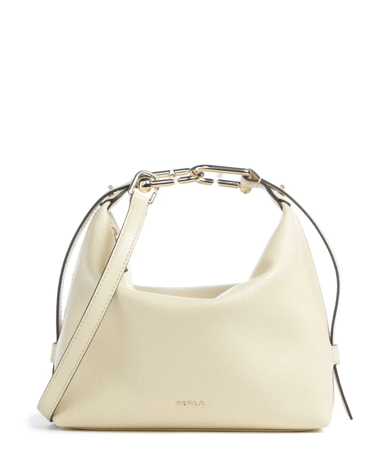 Furla Tonie Mini Axelremsväska cremino