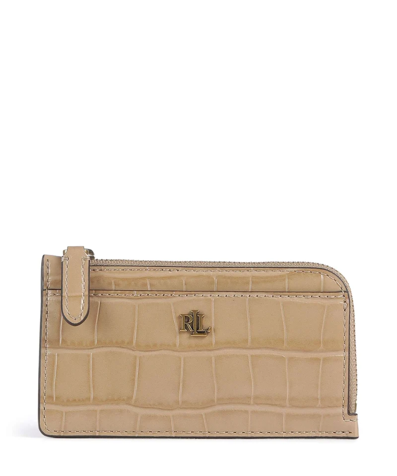 Lauren Ralph Lauren Small Korthållare tan