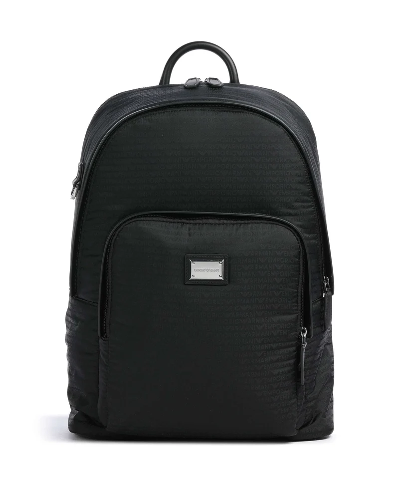 Emporio Armani Monogram Ryggsäck black beauty