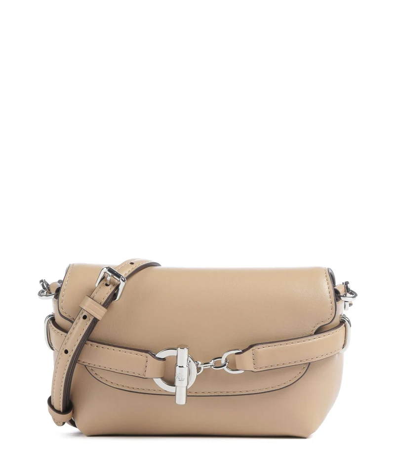 Lauren Ralph Lauren Blaike Small Crossover väska tan