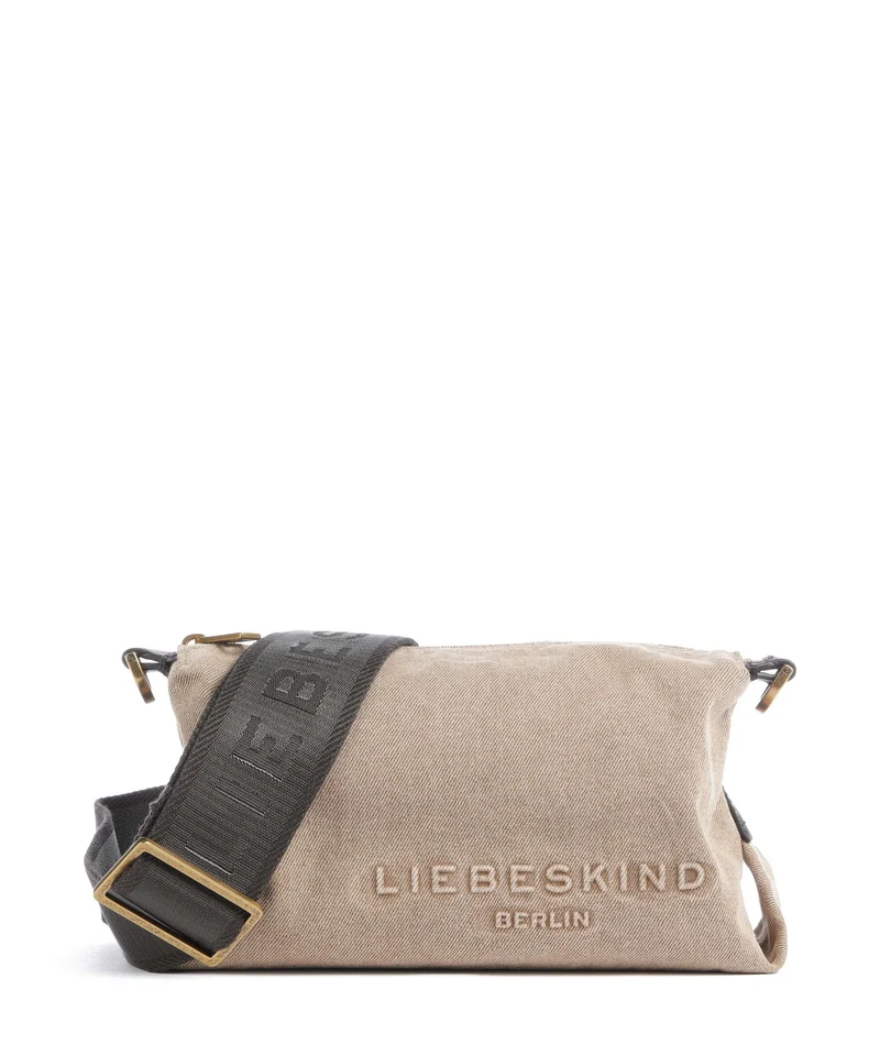 Liebeskind Elvira Denim S Crossover väska beige