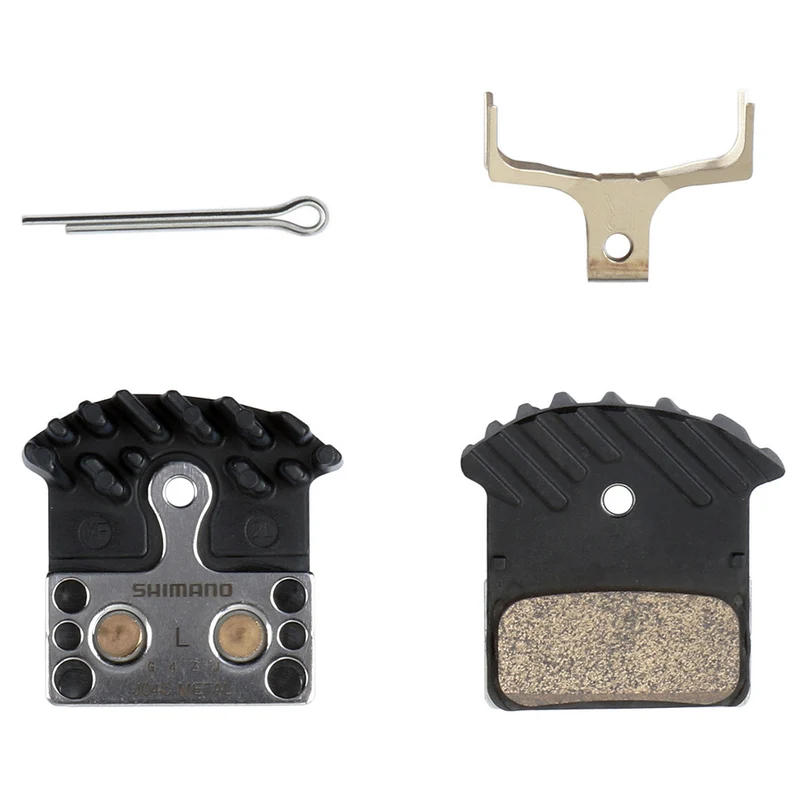 J04C Metal (Sintered) Brake Pad and Spring with Cooling Fins
