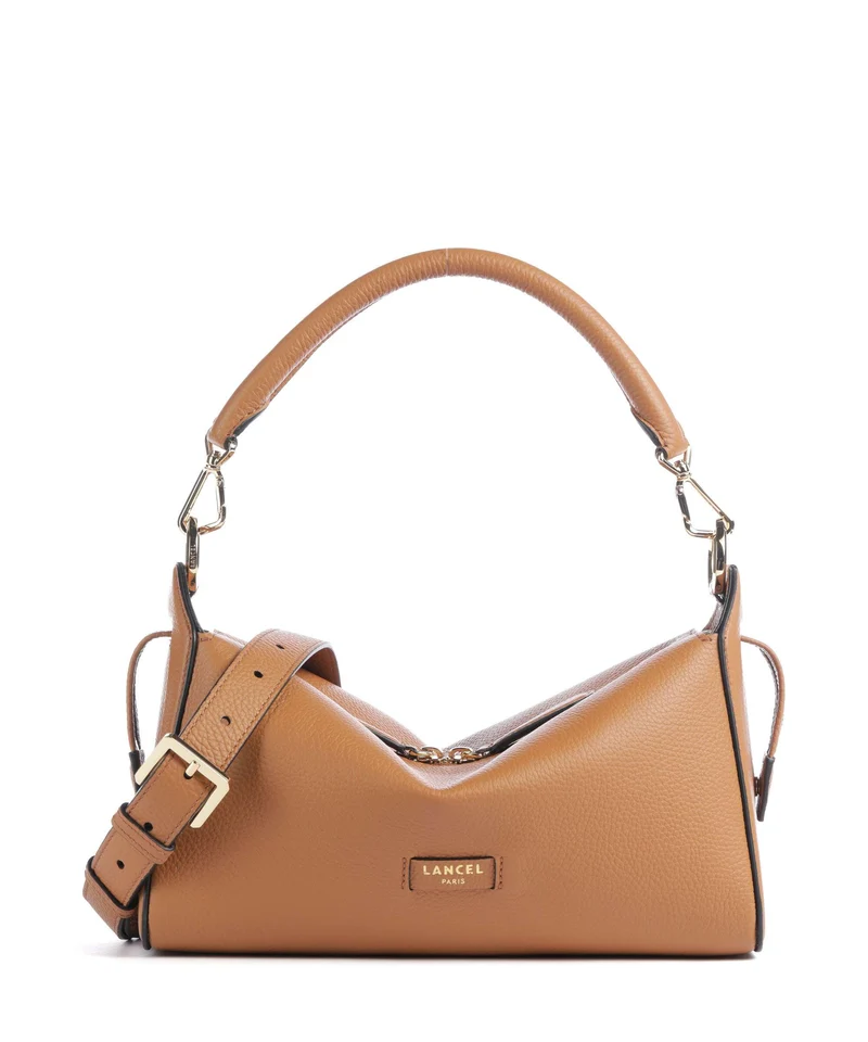 Lancel Louison M Axelremsväska camel