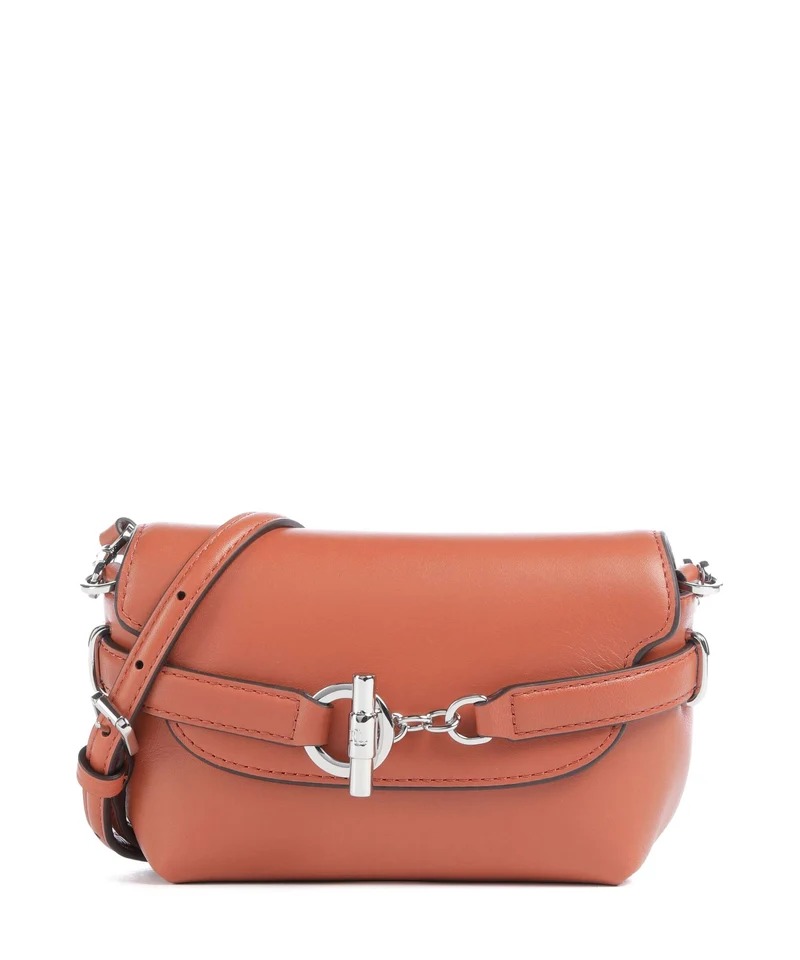 Lauren Ralph Lauren Blaike Small Crossover väska red terracotta