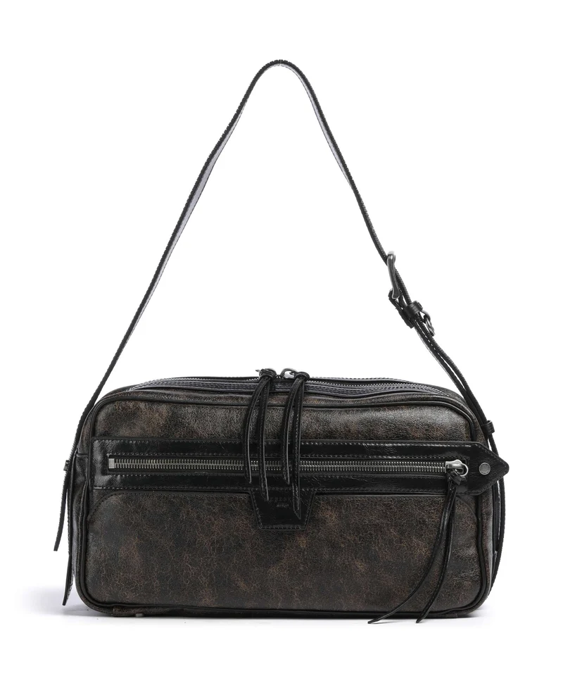 Liebeskind Juno Vintage PU M Axelremsväska deep soil