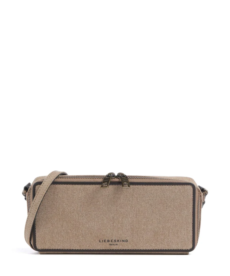 Liebeskind Juno Denim XS Crossover väska beige