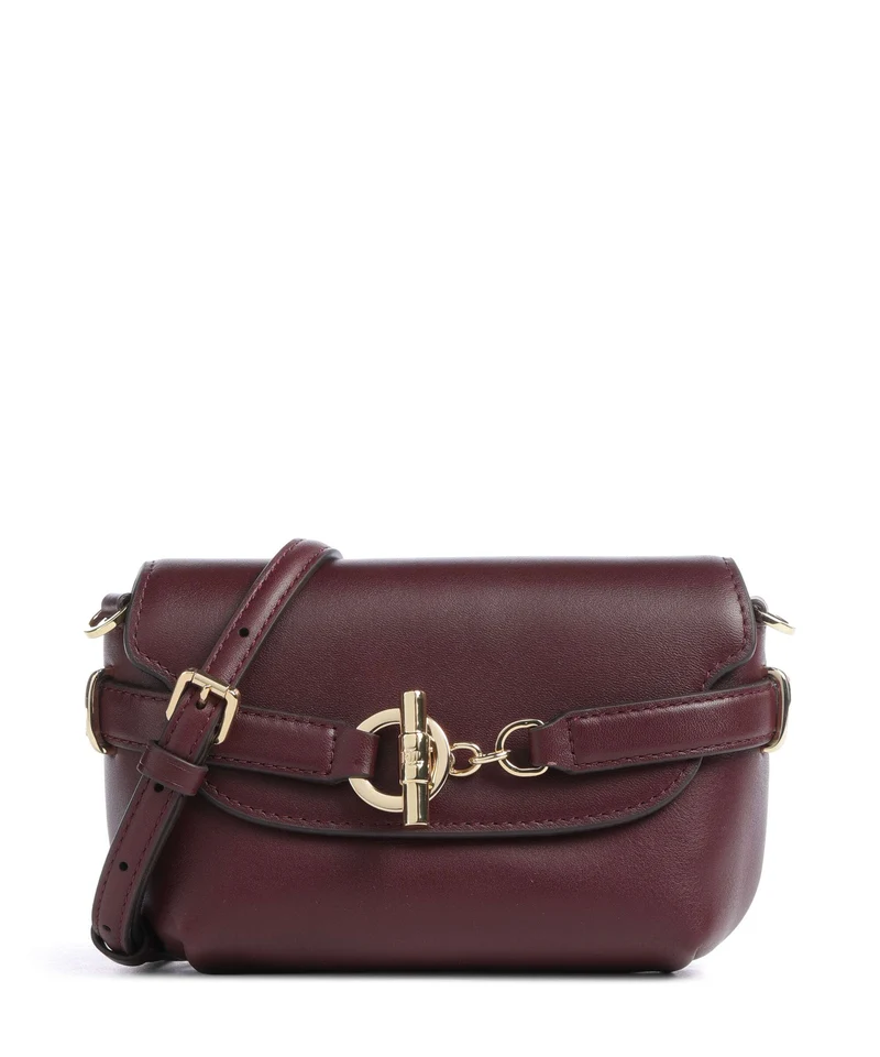 Lauren Ralph Lauren Blaike Small Crossover väska dark garnet