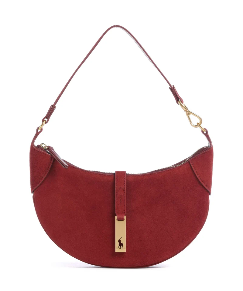 Polo Ralph Lauren ID Collection Small Axelremsväska pomegranate