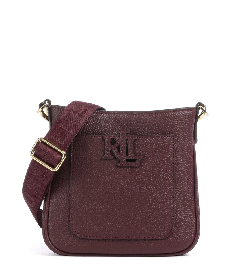 Lauren Ralph Lauren Cameryn Small Crossover väska dark garnet
