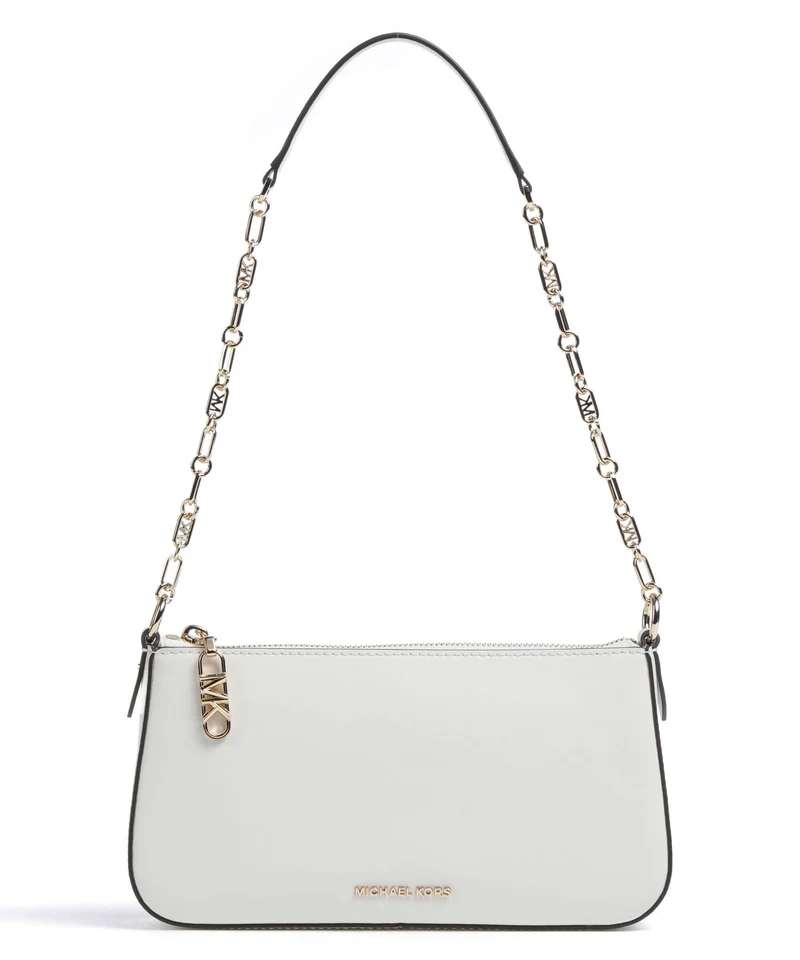 Michael Kors Empire Medium Axelremsväska optic white