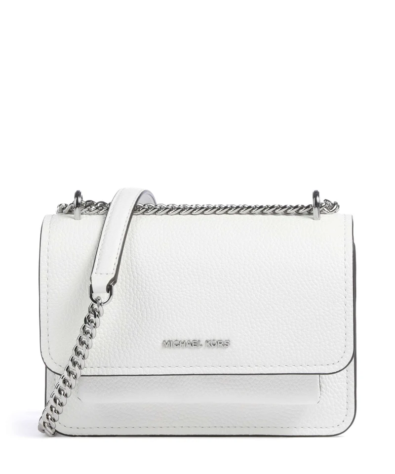 Michael Kors Claire Small Axelremsväska optic white