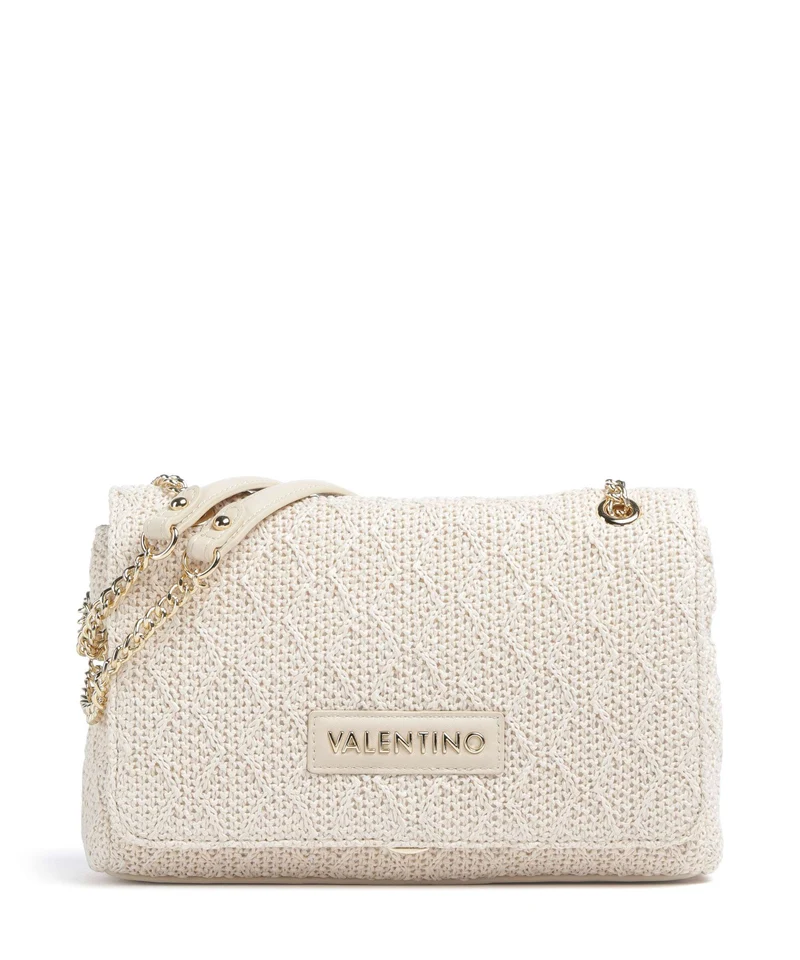 Valentino Bags Ocarina Summer Axelremsväska ecru