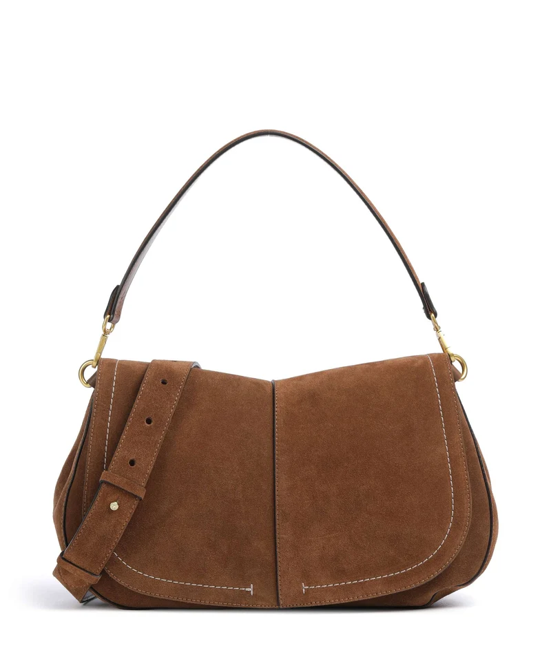 Gianni Chiarini Helena Round Axelremsväska cognac