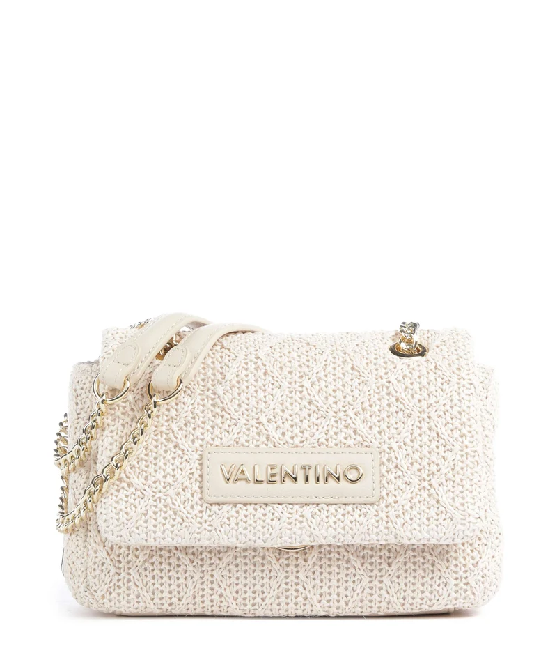 Valentino Bags Ocarina Summer Axelremsväska ecru