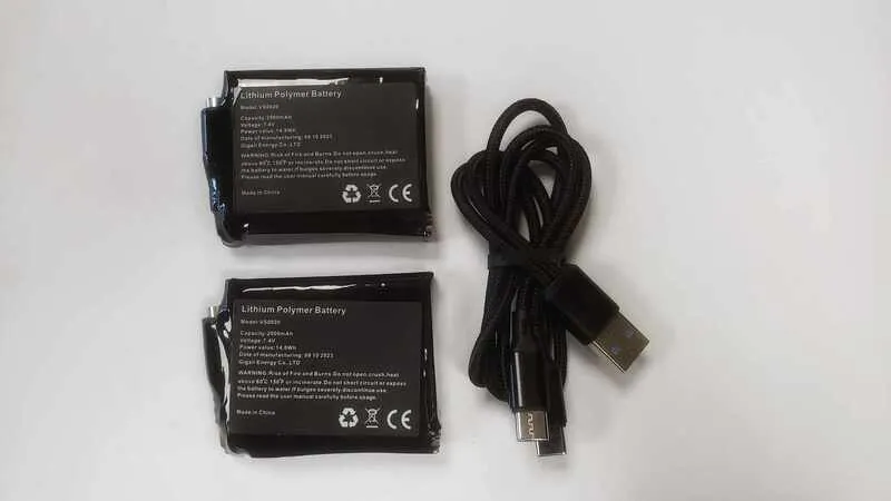 RST Battery and Charger Cable Set For Heated Gloves