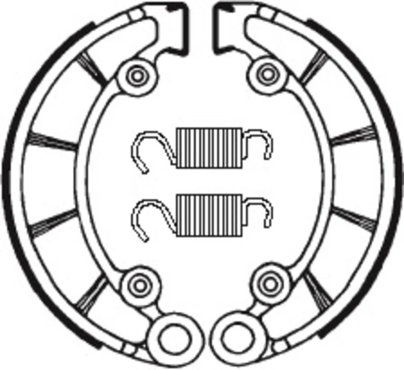 Tecnium Street/ATV Organiska Bromsbelägg - BA072